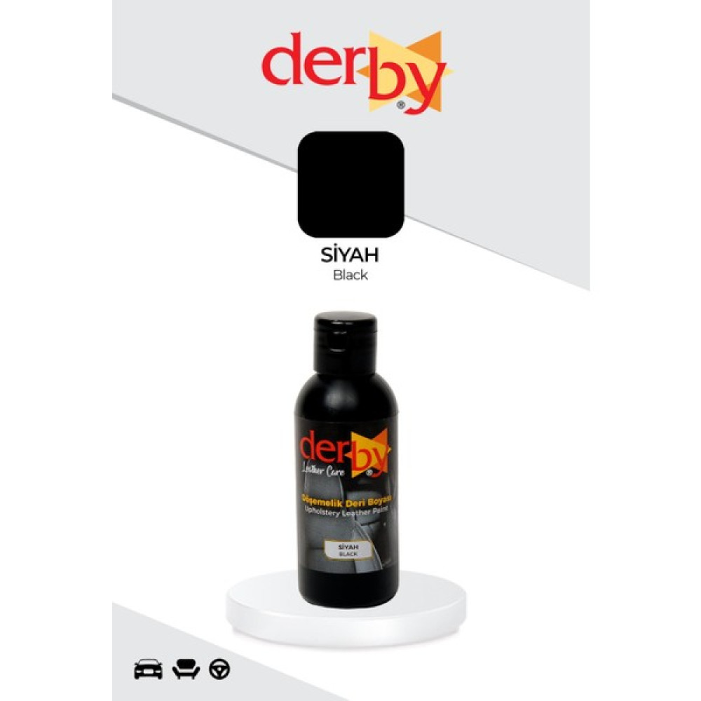 Derby Deri Döşeme ve Direksiyon Boyası - Derby Oto Boyası, Deri Koltuk Boyası - Siyah Oto Boyaları Fiyatı