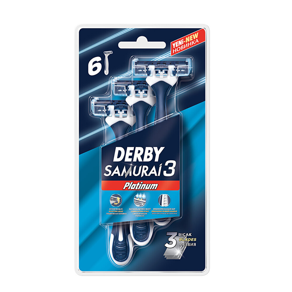Derby Pro3 Blisterli 6'lı Tıraş Bıçağı ve Yedekleri Fiyatı