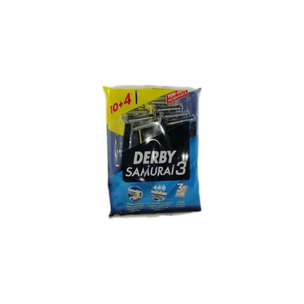 Derby Samurai 3 Bıçak Poşetli 10+4 Adet Oto Boyaları Fiyatı