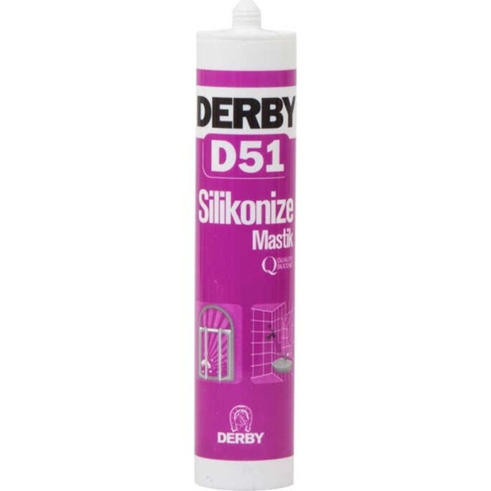 Derby Silikonize Mastik Beyaz 500G - 2 Adet Oto Boyaları Fiyatı