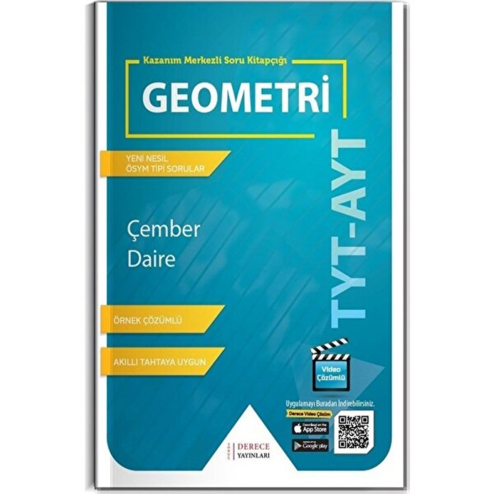 Derece Yayınları DRC TYT AYT Çember Daire 2020-2021 Geometri Fiyatı