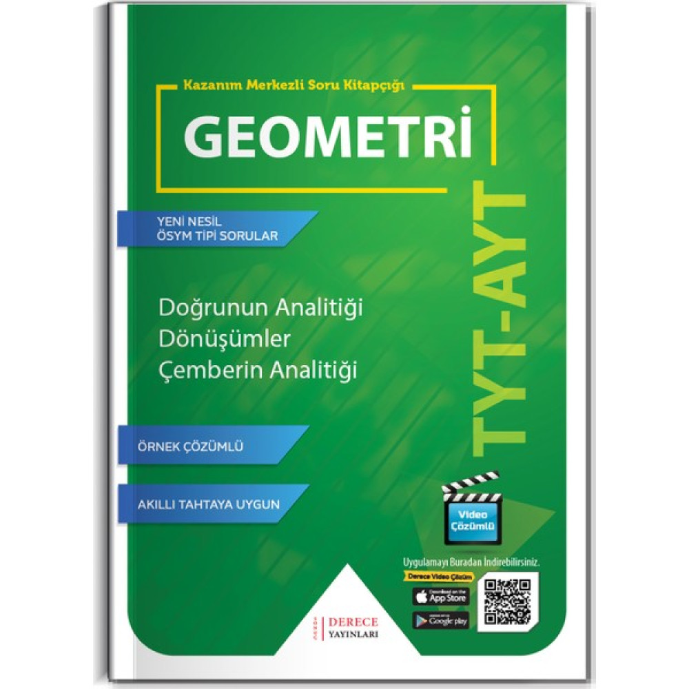 Derece Yayınları DRC TYT AYT Doğrunun Analitiği Dönüşümler Çember Matematik Fiyatı