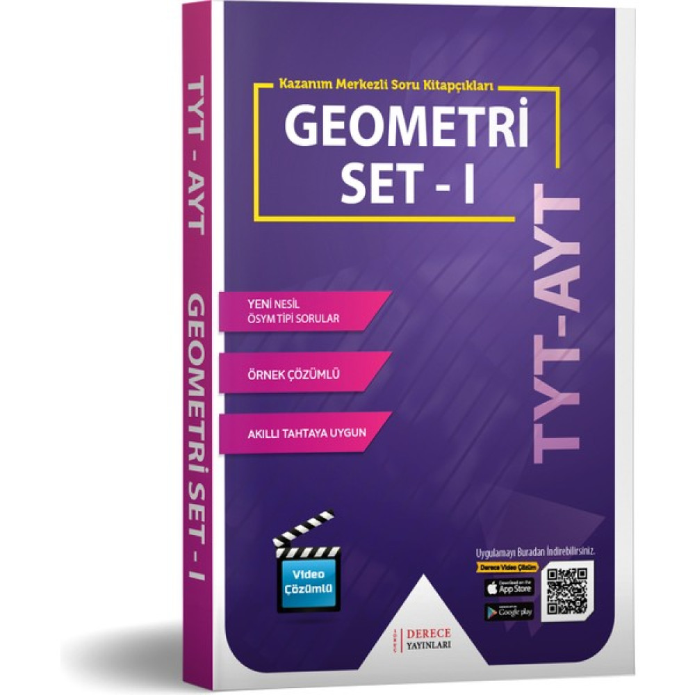 Derece Yayınları DRC TYT AYT Geometri Modüler Set -I- 2020-2021 Matematik Fiyatı
