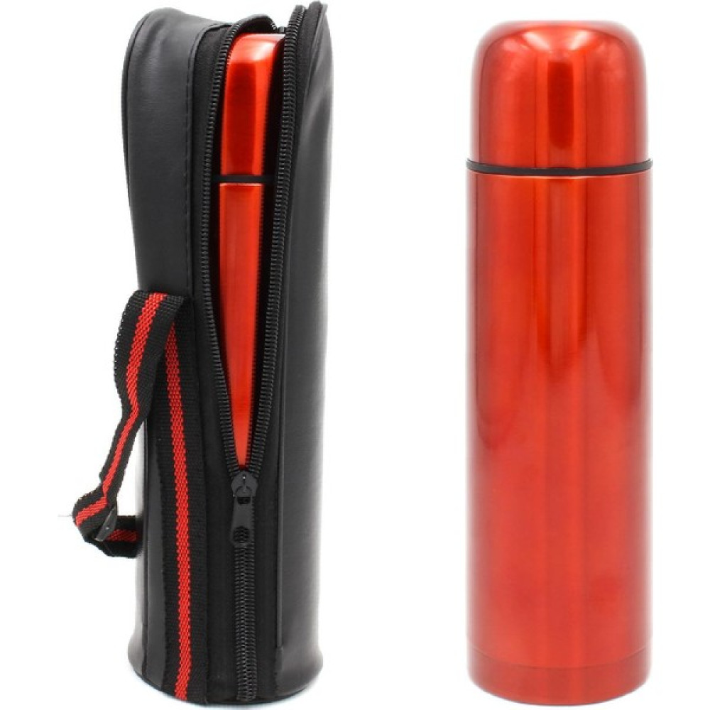 Deri Çantalı Bordo Renk Çelik Termos 500ML - 0,50 lt Oto Boyaları Fiyatı