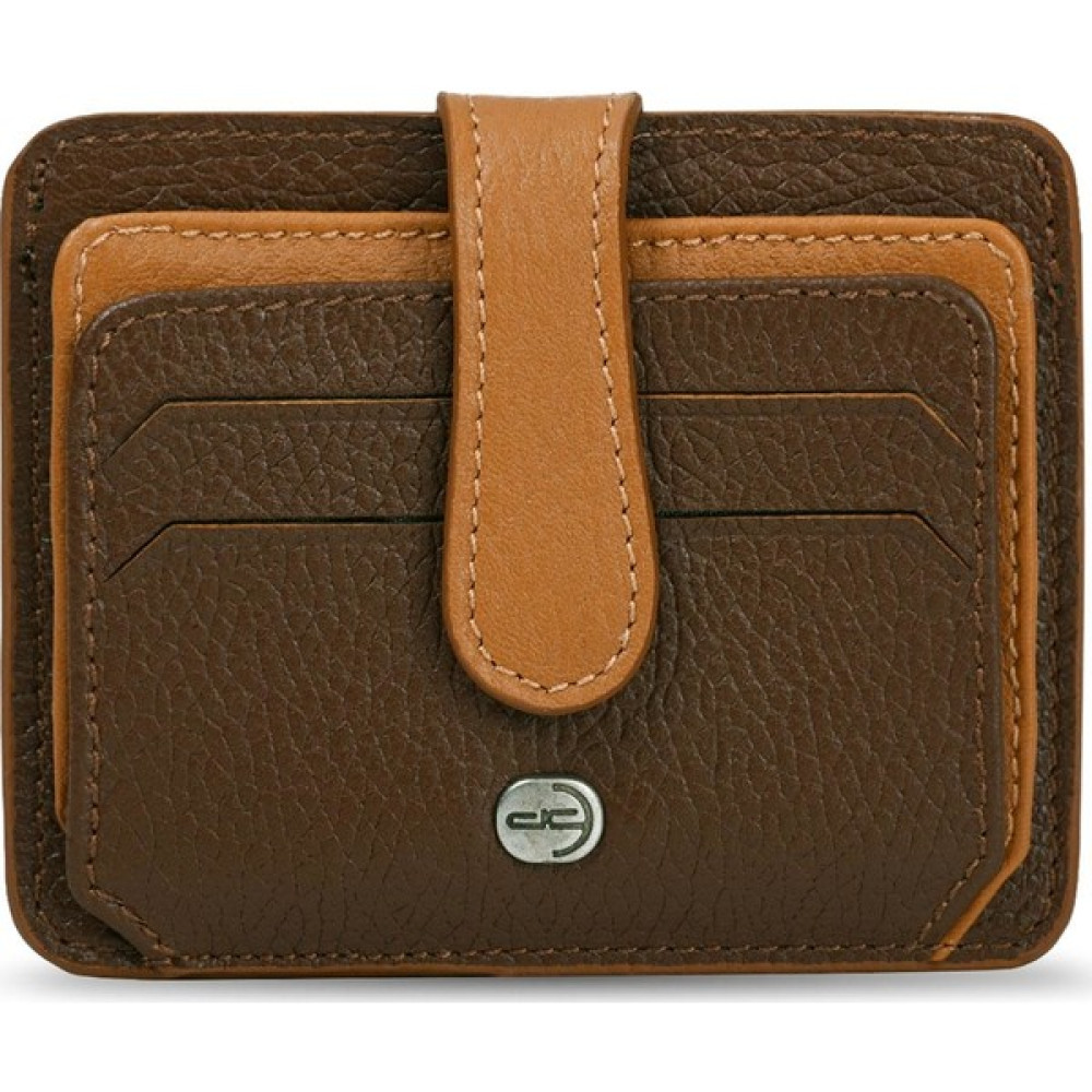 Deri Company Erkek Hakiki (Gerçek) Deri Cüzdan Kartlık Floater Desenli Kahverengi Turuncu (878KTT) 113516 Erkek Cüzdan Fiyatı