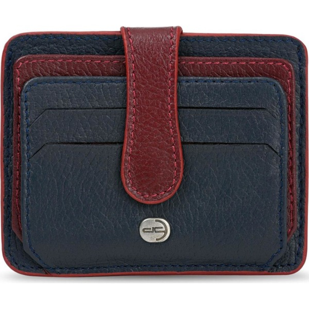 Deri Company Erkek Hakiki (Gerçek) Deri Cüzdan Kartlık Floater Desenli Lacivert Bordo (878LB) 113516 Erkek Cüzdan Fiyatı