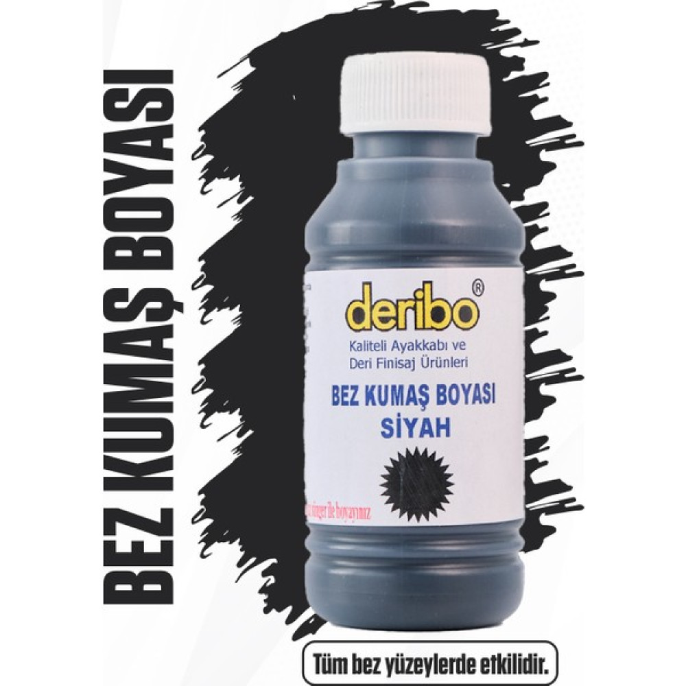 Deribo Bez Kumaş Ayakkabı Boyası - Siyah Kumaş Boyası Fiyatı