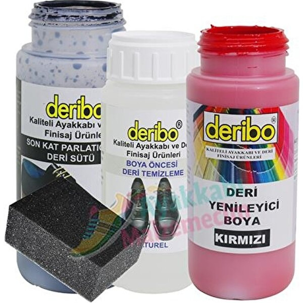 Deribo Deri Boyası 4'lü Set Mont Deri Direksiyon Koltuk 100 ml Kadın Ayakkabıları Fiyatı