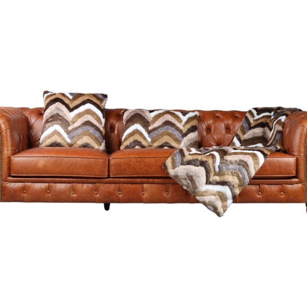 Dericibey Çok Renkli Peluş Kuzu Derisi Şal Takımı - 50 x 180 cm Koltuk & Kanepe Örtüsü Fiyatı