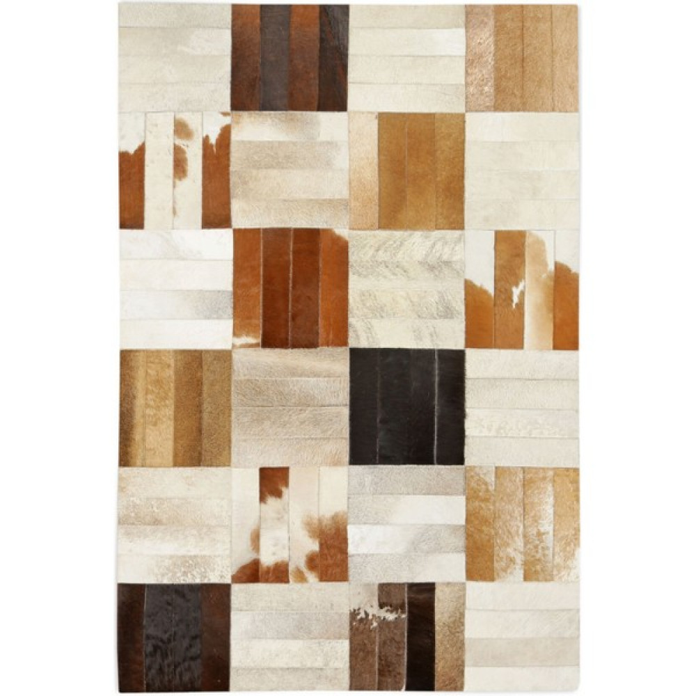 Dericibey Dana Derisi Patchwork Halı 120 x 180 cm - Renkli Mobilya & Dekorasyon Fiyatı