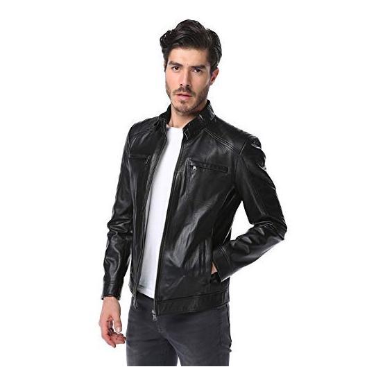 Dericlub E-502 Siyah Erkek Deri Mont