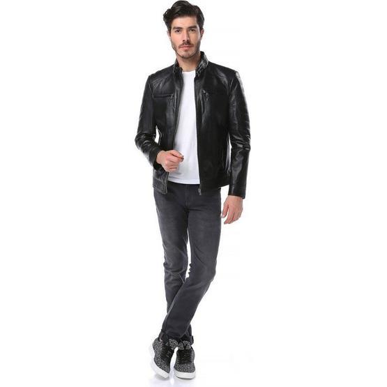 Dericlub E-502 Siyah Erkek Deri Mont Erkek Mont Fiyatı