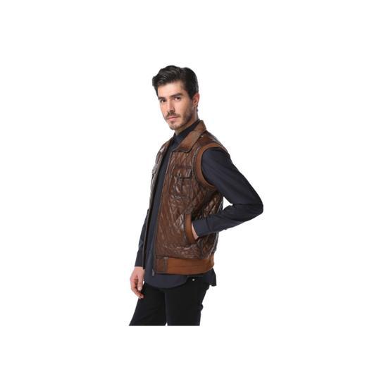 Dericlub Kapitone Camel Erkek Yelek