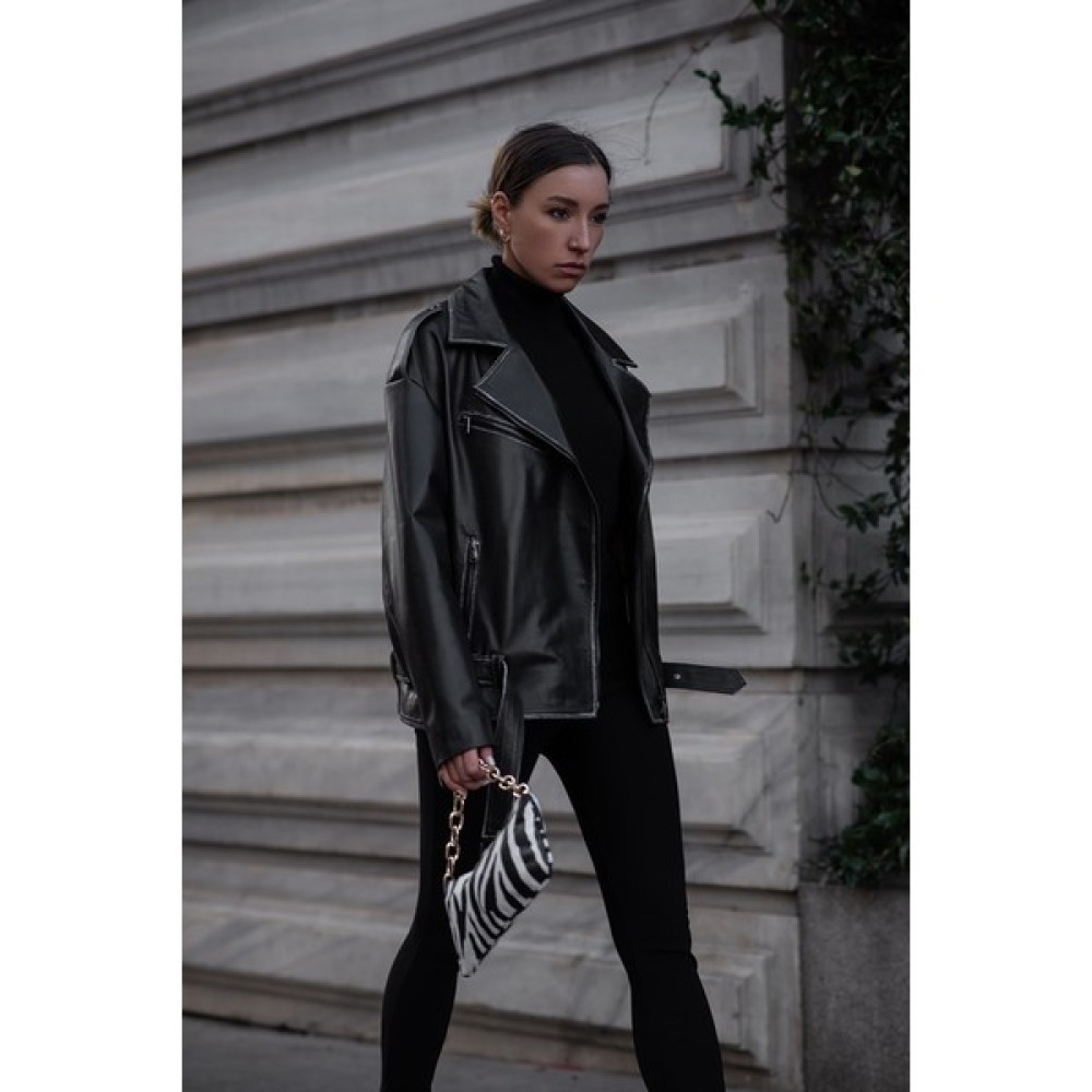 Dericlub WM31 Oversize Biker Kadın Silme Deri Mont Erkek Mont Fiyatı