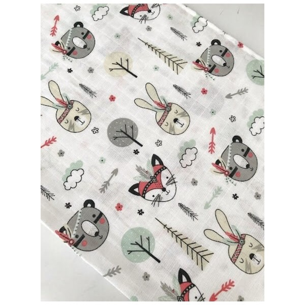 Derin Boutique Kızılderili Tek Kat Müslin Örtü - 82 x 100 cm - Renkli Oto Boyaları Fiyatı