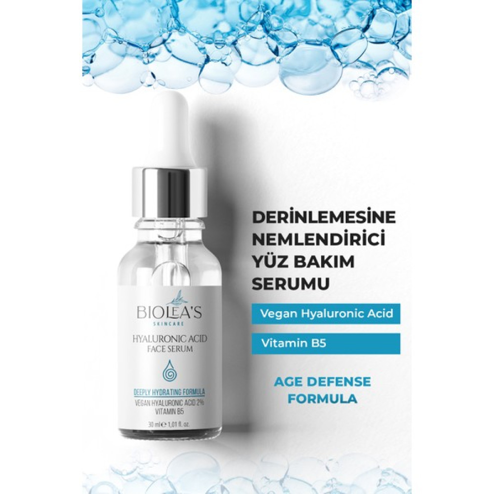 Derinlemesine Nemlendirici Yüz Bakım Serumu Vegan Hyalüronik Asit + Vitamin B5 30 ml Anti-Aging / Yaşlanma Karşıtı Fiyatı