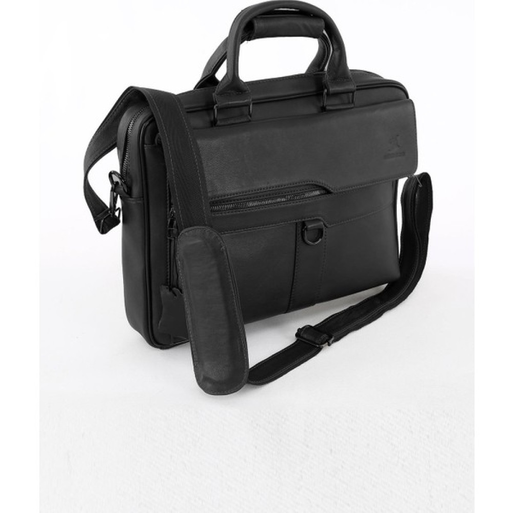 Derinss DUB3077 Hakiki Deri Siyah Unisex Laptop ve Evrak Çantası Erkek Evrak Çantası Fiyatı