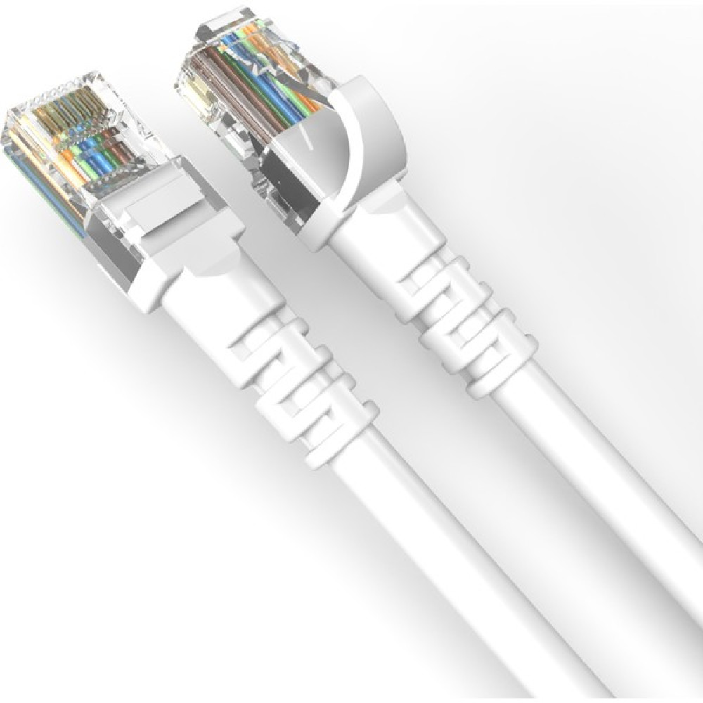 Derkab 10 Metre Cat6 Network-Ağ-Ethernet Kablosu Beyaz - 10 m Ağ / Network Kablosu Fiyatı