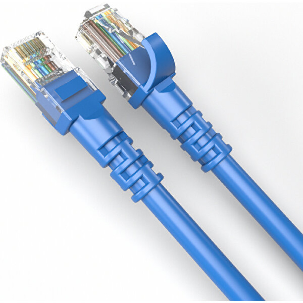 Derkab 15 Metre CAT6 Network-Ağ-Ethernet Kablosu Mavi - 15 m Ağ / Network Kablosu Fiyatı