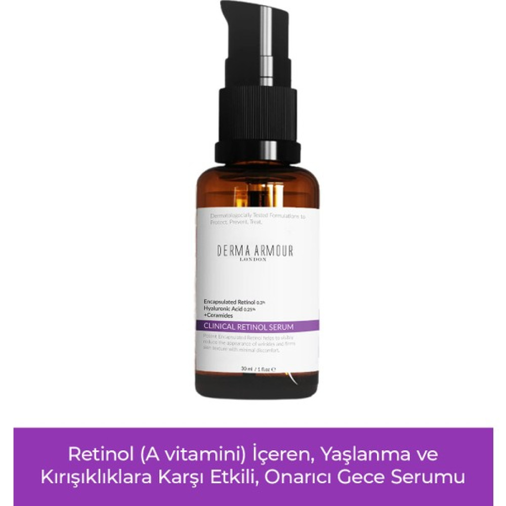 Derma Armour Clinical Retinol Gelişmiş Formül ile Cilt Bakım Serumu 30 ml Oto Boyaları Fiyatı