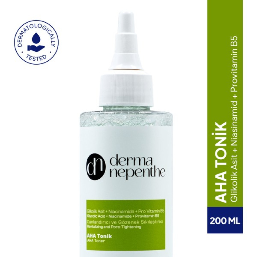 Derma Nepenthe Aha Tonik - Canlandırıcı ve Gözenek Sıkılaştırıcı Glikolik Asit 200 ml Cilt Temizleme ve Peeling Fiyatı