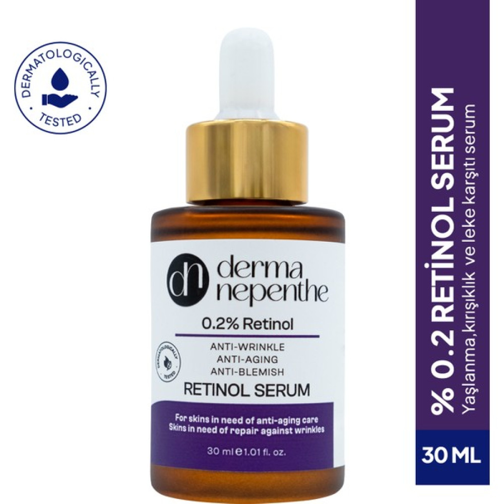 Derma Nepenthe Retinol Gece Serumu - Yaşlanma Karşıtı, Leke Giderici, Onarıcı 30 ml Anti-Aging / Yaşlanma Karşıtı Fiyatı