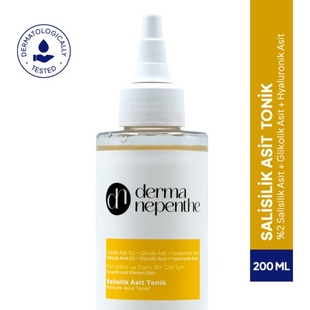Derma Nepenthe Salisilik Asit Tonik - Sivilce ve Siyah Nokta Karşıtı, Gözenek Sıkılaştırıcı, Arındırıcı 200 ml Cilt Temizleme ve Peeling Fiyatı