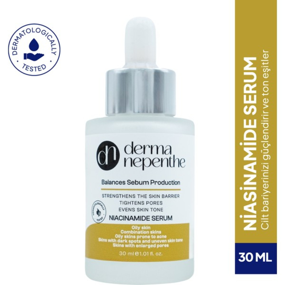 Derma Nepenthe Sebum Dengeleyici Niacinamide Serum - Gözenek, Sivilce ve Siyah Nokta Karşıtı 30 ml Akne ve Sivilce Bakımı Fiyatı