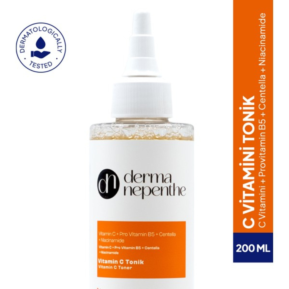 Derma Nepenthe Vitamin C Tonik - Aydınlatıcı, Parlatıcı ve Cilt Tonunu Eşitleyici 200 ml Cilt Temizleme ve Peeling Fiyatı