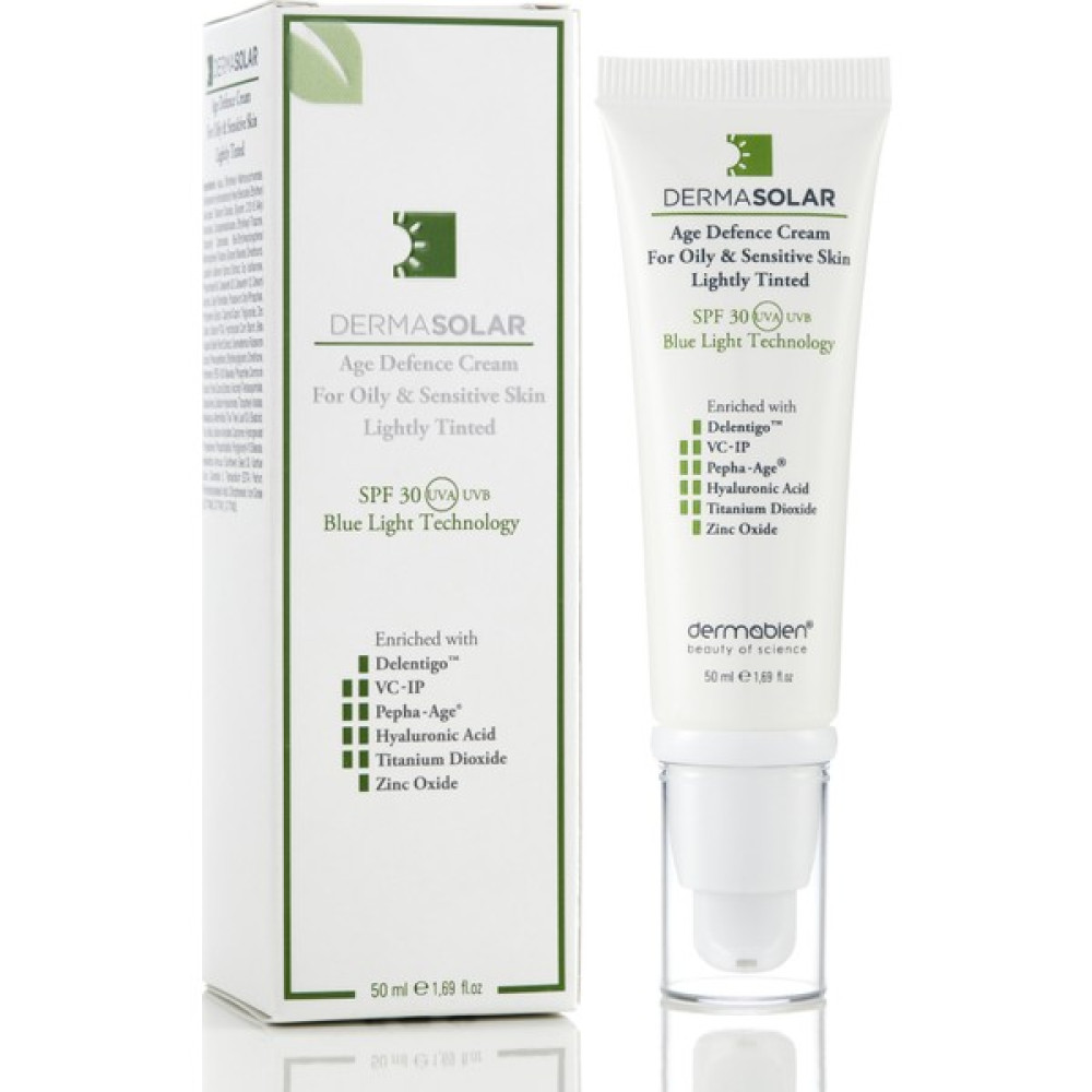 Dermabien Dermasolar® Oily & Sensitive Skin (Yağlı ve Hassas Ciltler Için) Lightly Tinted 50ML Anti-Aging / Yaşlanma Karşıtı Fiyatı