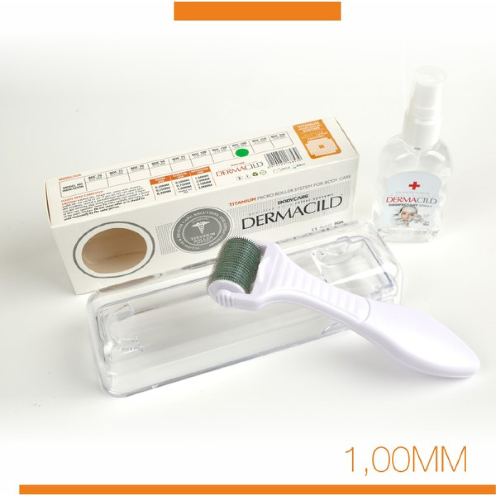 Dermacild 1080 İğne Titanyum Dermaroller 1,00mm Cilt & Yüz Temizleme Cihazları Fiyatı