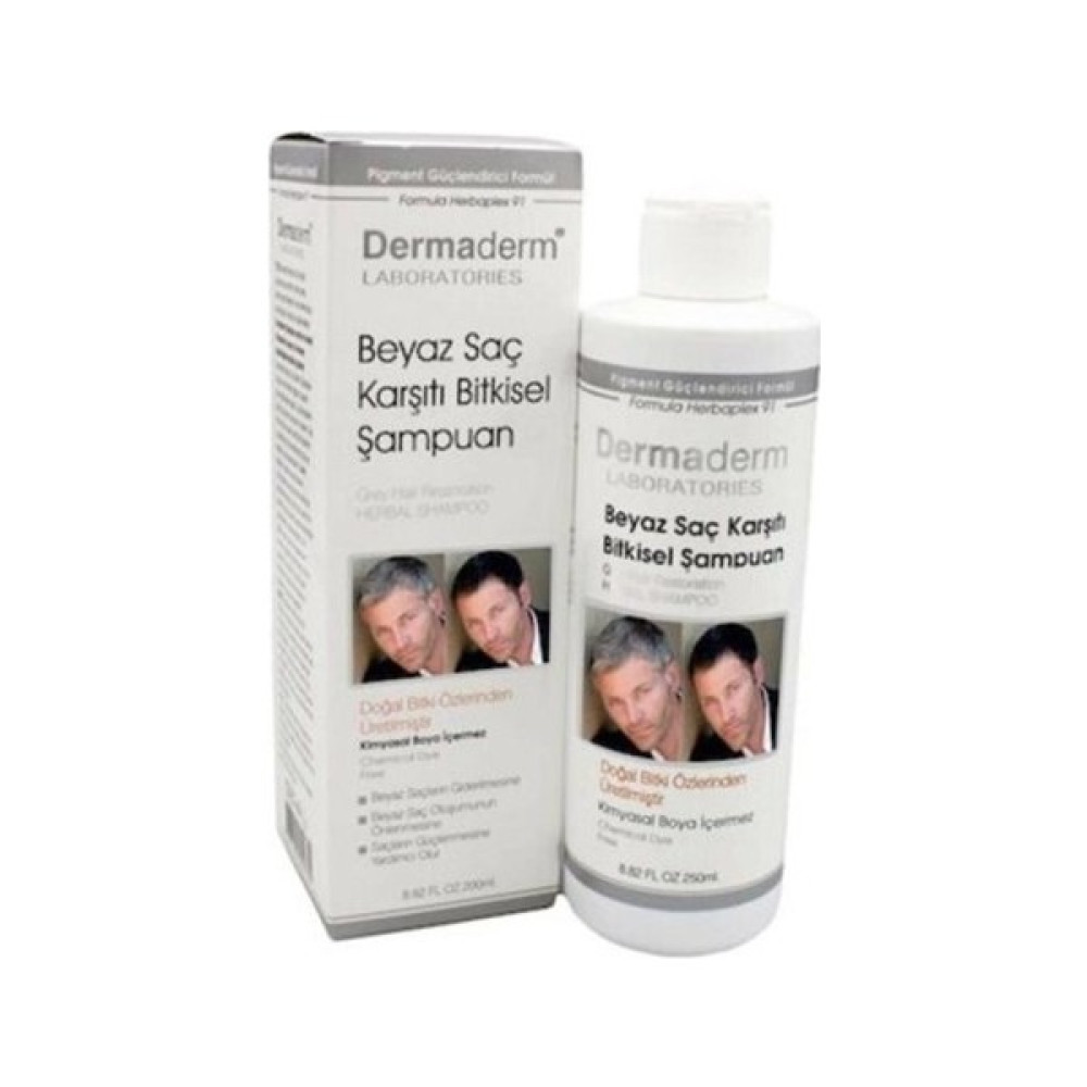Dermaderm Beyaz Saç Karşıtı Bitkisel Şampuan 250 ml Şampuan ve Saç Kremi Fiyatı