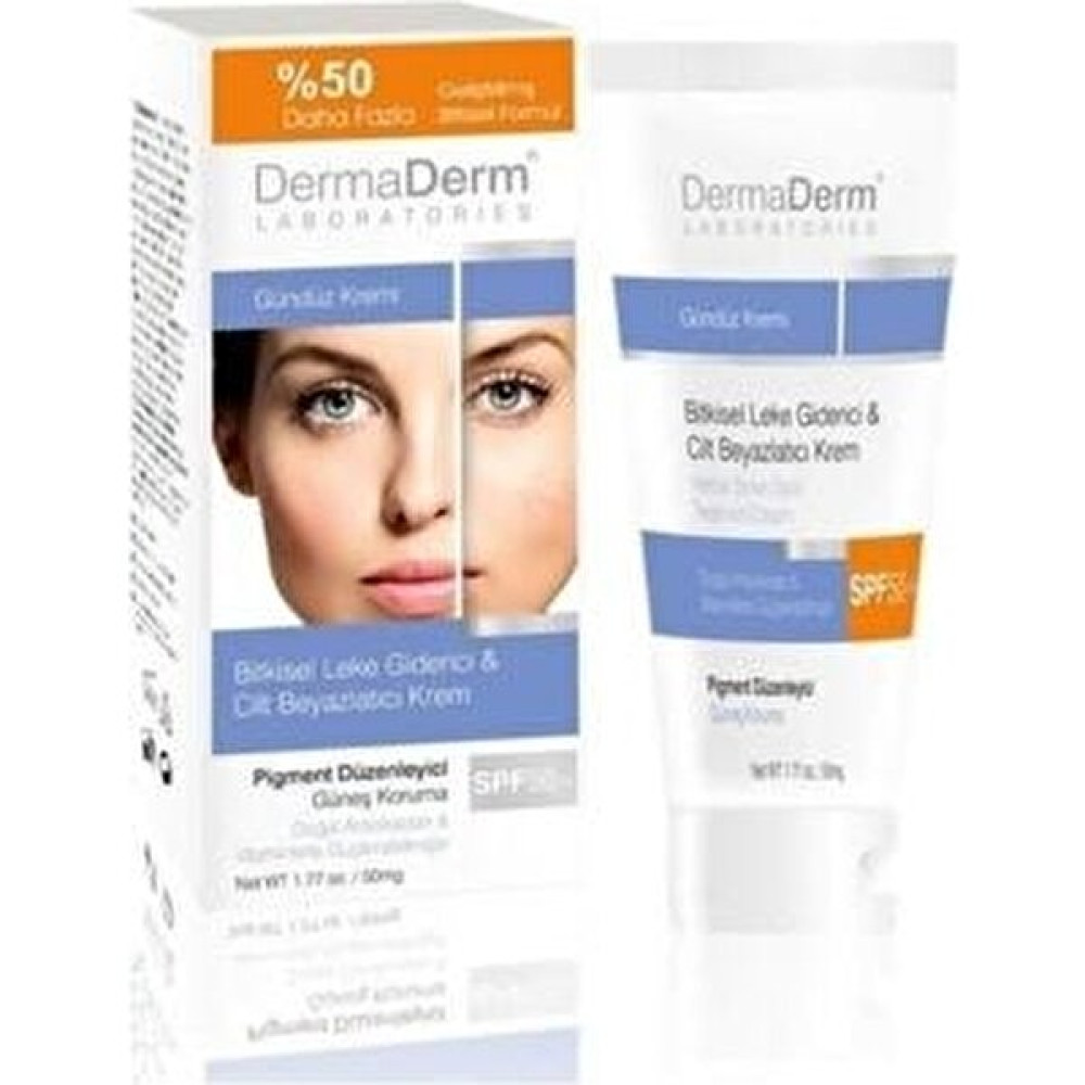 Dermaderm Gündüz Kremi 100 ml ( Cilt Beyazlatıcı Gündüz Krem Çil ve Güneş Lekelerine Karşı 100 Gr) Nemlendiriciler Fiyatı