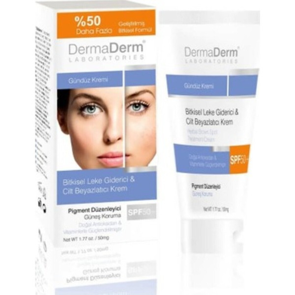 Dermaderm Gündüz Kremi 100ML (Leke Giderici Cilt Beyazlatıcı Çil ve Güneş Lekelerine Karşı 100 Gr) Anti-Aging / Yaşlanma Karşıtı Fiyatı