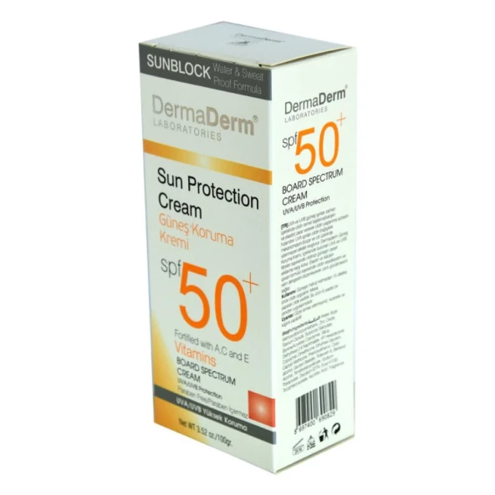 Dermaderm Gunes Koruma Kremi Spf 50+ Faktor Dogal Parabensiz 100Gr Güneş Kremleri ve Losyonları Fiyatı