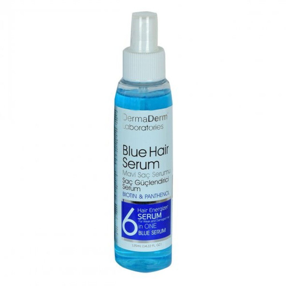 Dermaderm Mavi Sac Serumu Sac Guclendirici Serum (Biotin Panthenol Vitamin E-Keratin) 125 Ml Saç Şekillendirici Sprey Fiyatı