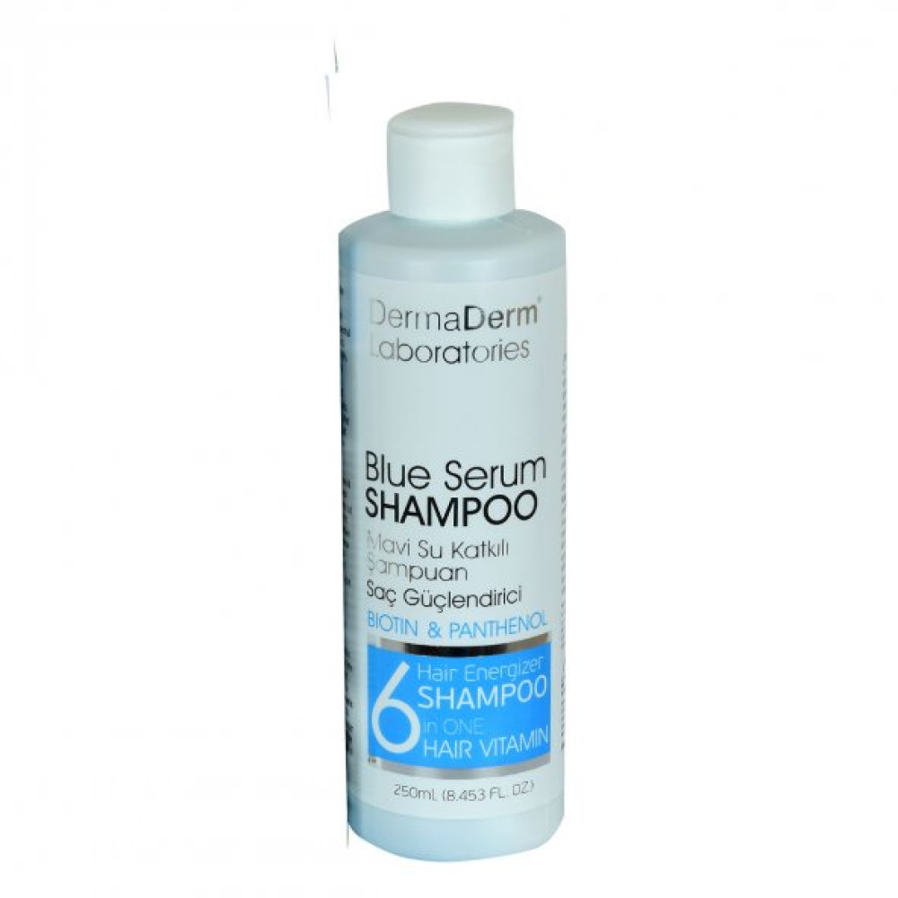 Dermaderm Mavi Serum Sampuani Sac Guclendirici (Biotin Panthenol Vitamin E-Keratin) 250 Ml Şampuan ve Saç Kremi Fiyatı