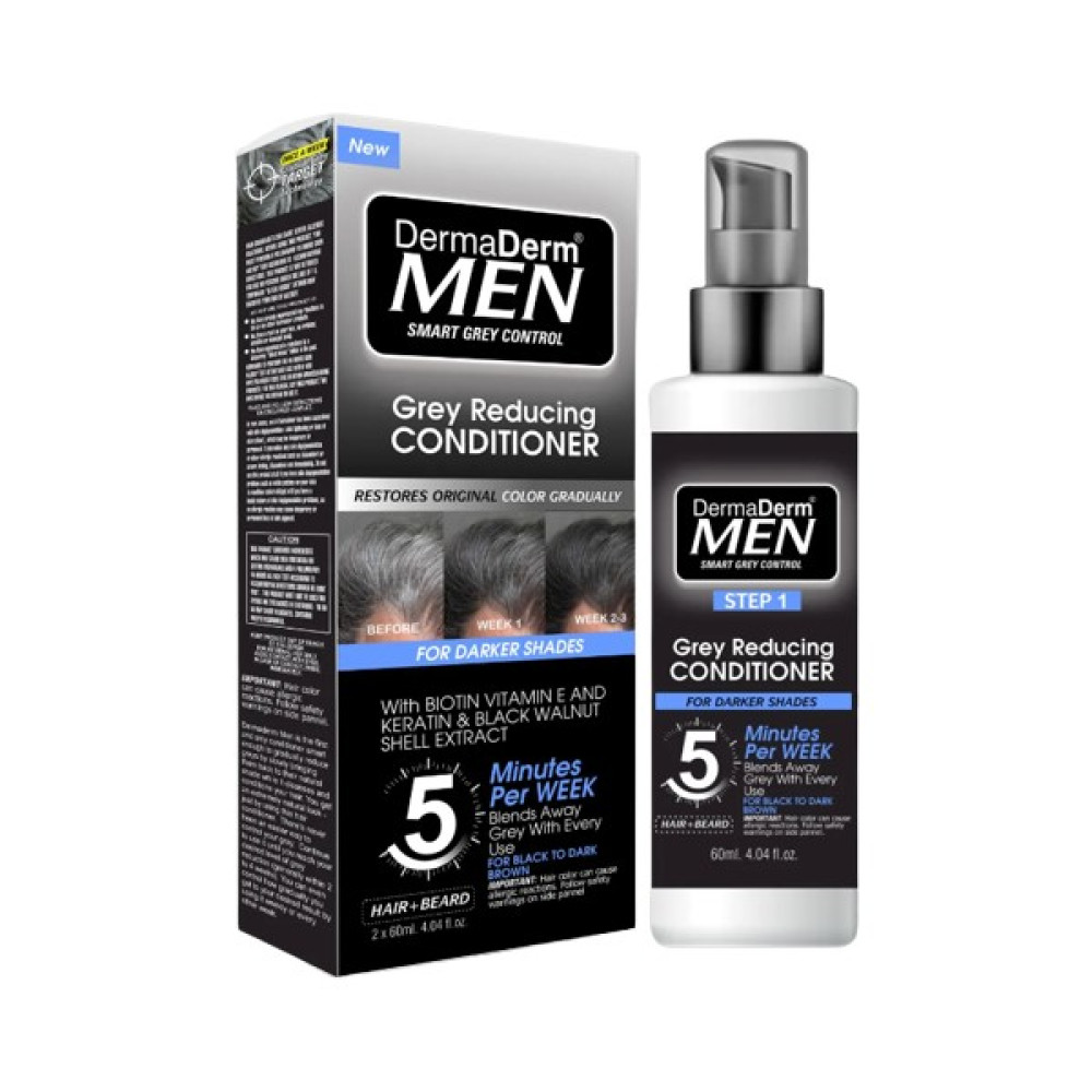 Dermaderm Men Saç Siyahlaştırıcı Beyaz Kapatıcı Saç Kremi + 20 Vol Oksidan Krem Şampuan ve Saç Kremi Fiyatı