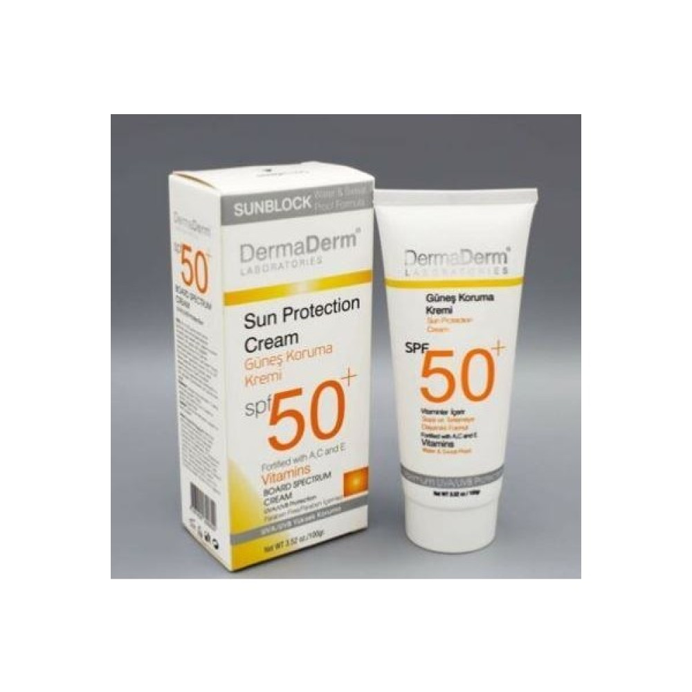 Dermaderm Spf 50+ Güneş Koruma Kremi 100 gr Güneş Kremleri ve Losyonları Fiyatı