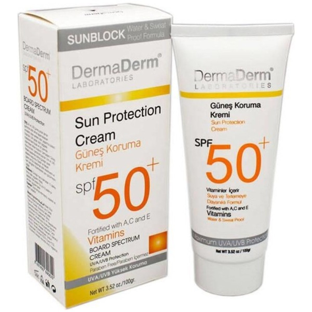 DermaDerm SPF 50+ Güneş Koruma Kremi 100 ml Bronzlaştırıcılar Fiyatı