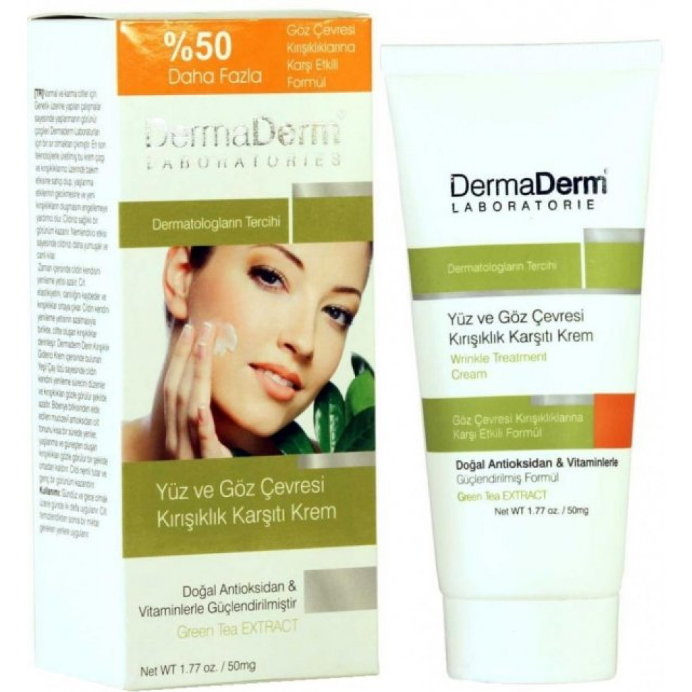 Dermaderm Yuz Ve Goz Cevresi Kirisiklik Karsiti Krem - 100 Gr Yüz Bakım Setleri Fiyatı