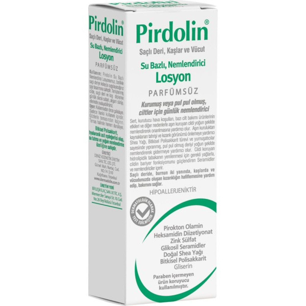 Dermadolin Pirdolin Su Bazlı 60 ml Nemlendirici Losyon Nemlendiriciler Fiyatı
