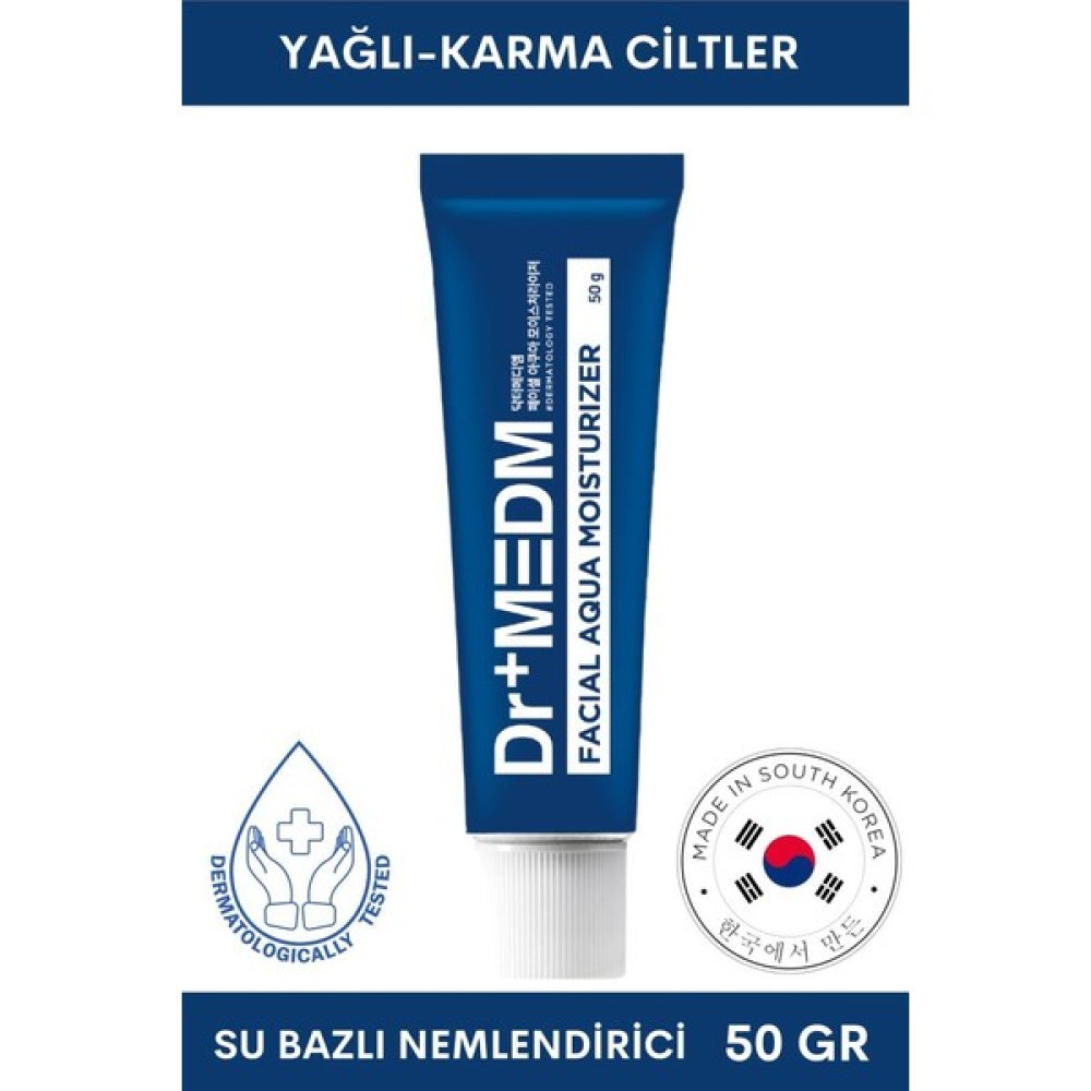 Dermal Dr+Medm Facial Aqua Yağlı ve Karma Ciltler Için Su Bazlı Nemlendirici Krem 50 gr Nemlendiriciler Fiyatı