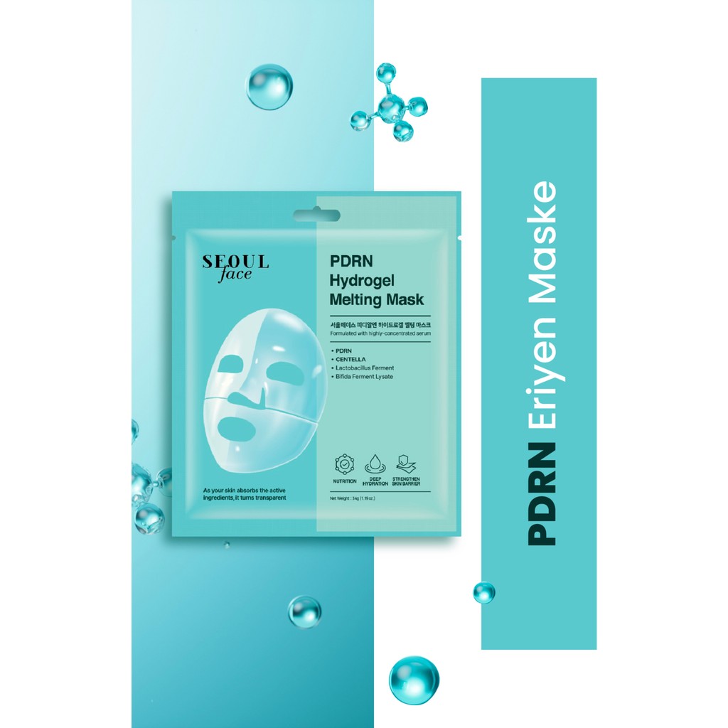 Dermal Pdrn Hydrojel Eriyen Maske Derin Nemlendirici Şeffaf Jel Maske 34 gr Tüm Cilt Tipleri İçin Diğer Fiyatı