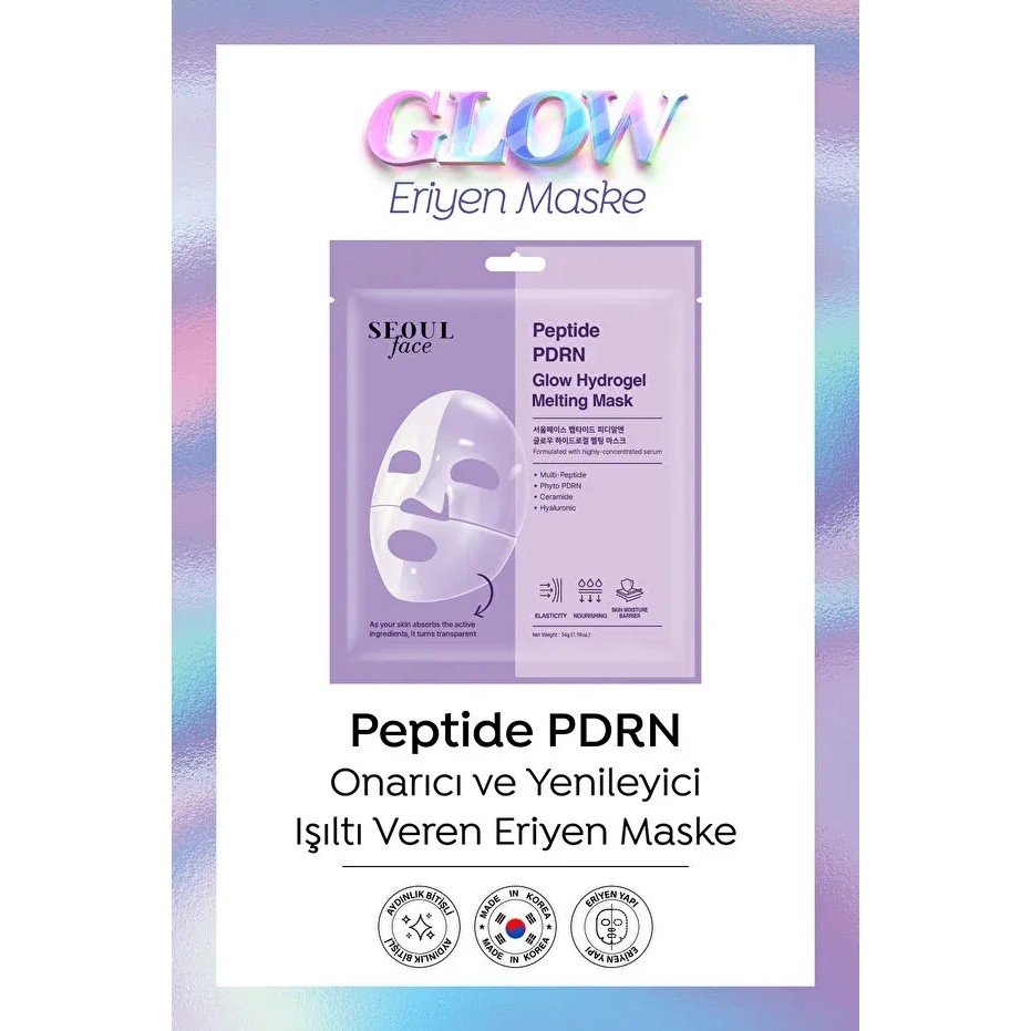 Dermal Seoul Face Peptid Pdrn Hidrojel Eriyen Nemlendirici Kore Maskes Maskeler Fiyatı