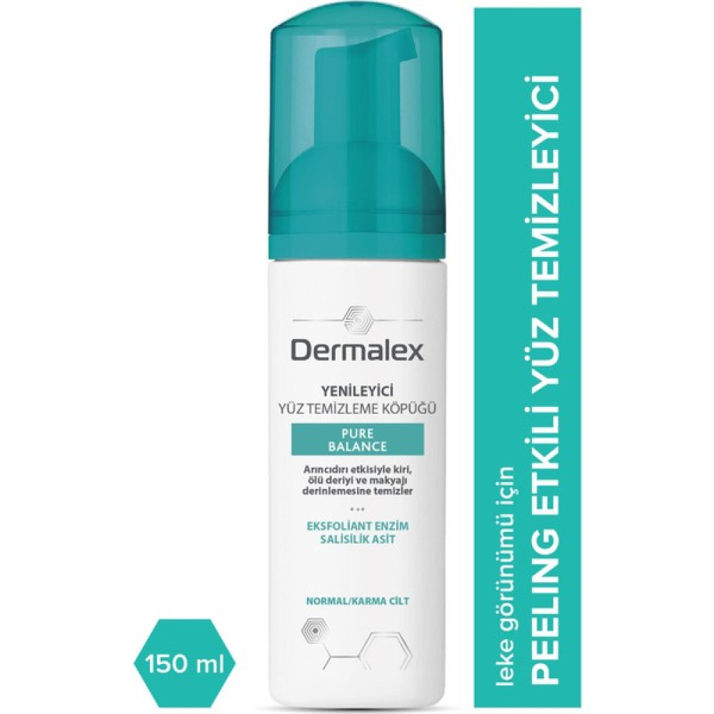Dermalex Pure Balance Yüz Temizleme Köpüğü Cilt Temizleme ve Peeling Fiyatı