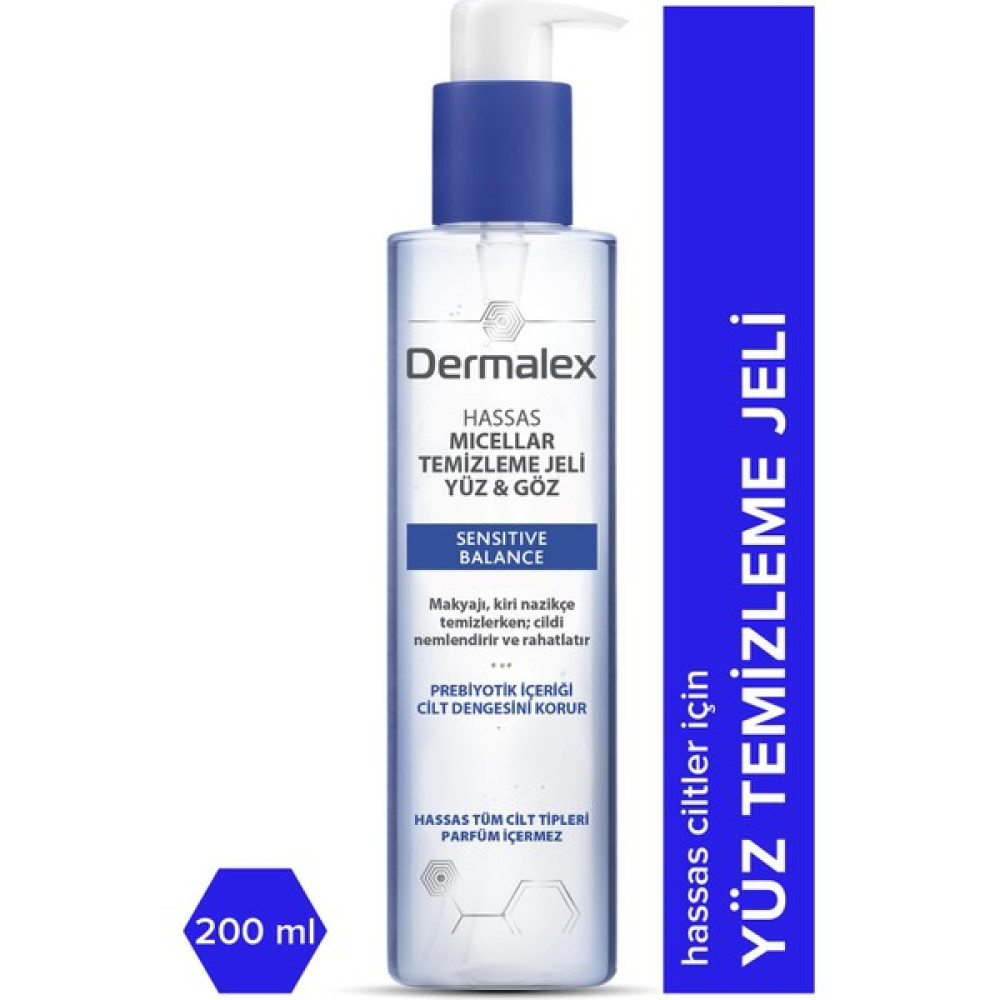 Dermalex Sensitive Balance Hassas Micellar Temizleme Jeli Cilt Temizleme ve Peeling Fiyatı
