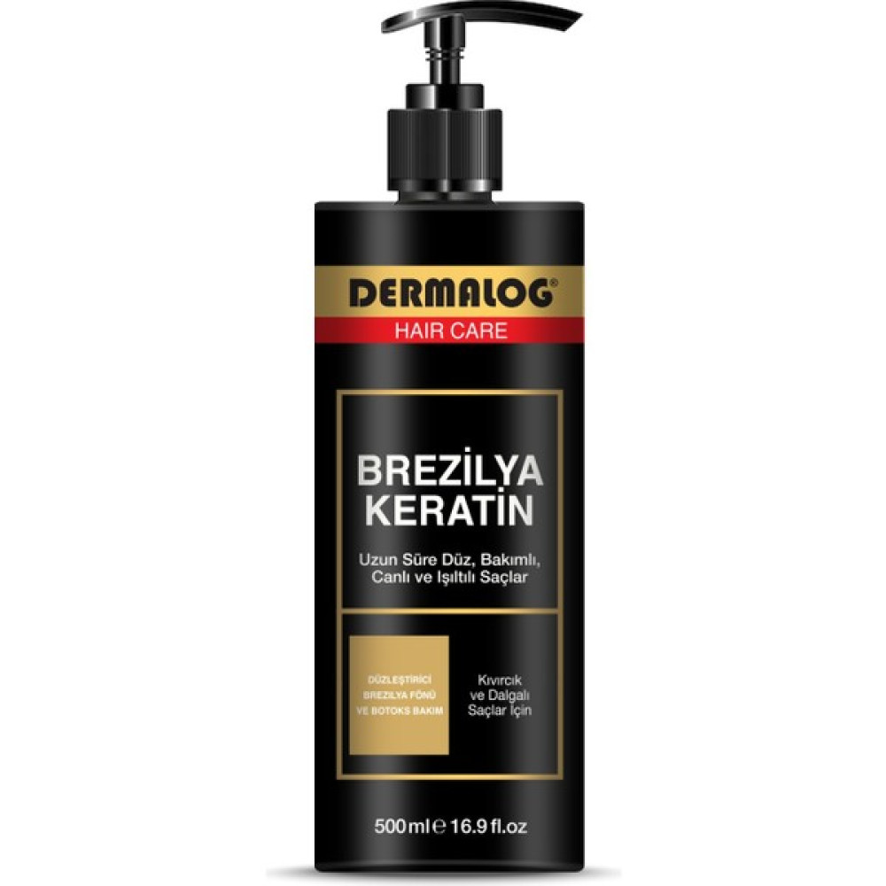 Dermalog Brezilya Fönü - Keratin Bakımı & Botox Bakımı 500 ml Kalıcı Onarıcı ve Saç Düzleştirici Saç Bakım Maskeleri & Serumlar & Spreyler Fiyatı