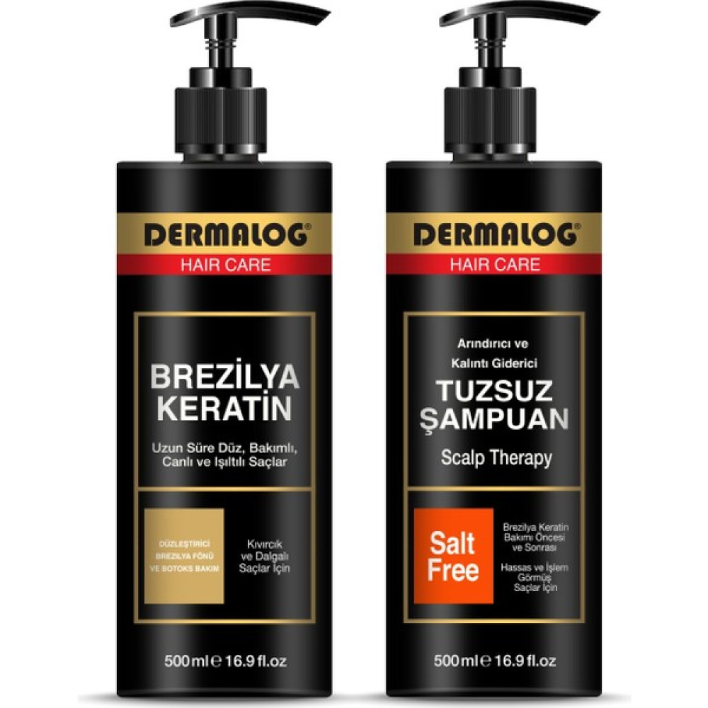 Dermalog Brezilya Fönü - Keratin Bakımı & Botox Bakımı Kalıcı Onarıcı ve Saç Düzleştirici Bakım Seti Saç Bakım Maskeleri & Serumlar & Spreyler Fiyatı