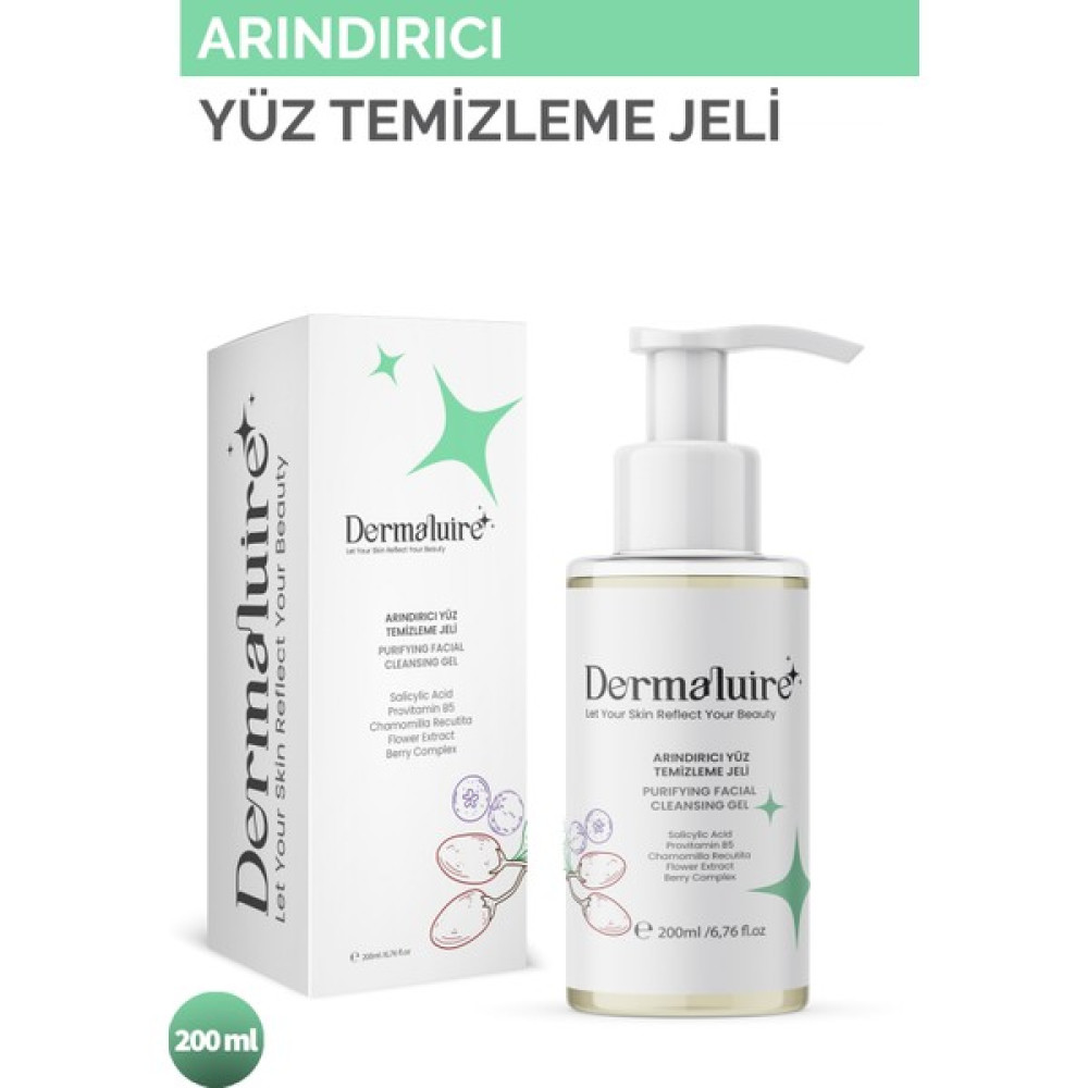 Dermaluire, Arındırıcı Yüz Temizleme Jeli - 200ml Cilt Temizleme ve Peeling Fiyatı